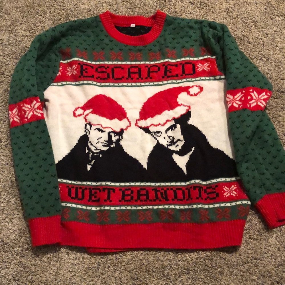 XL Home Alone Christmas sweater